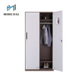 China Supplier Steel Clothes Cabinet / Iron 2 Door Clothes Cupboard